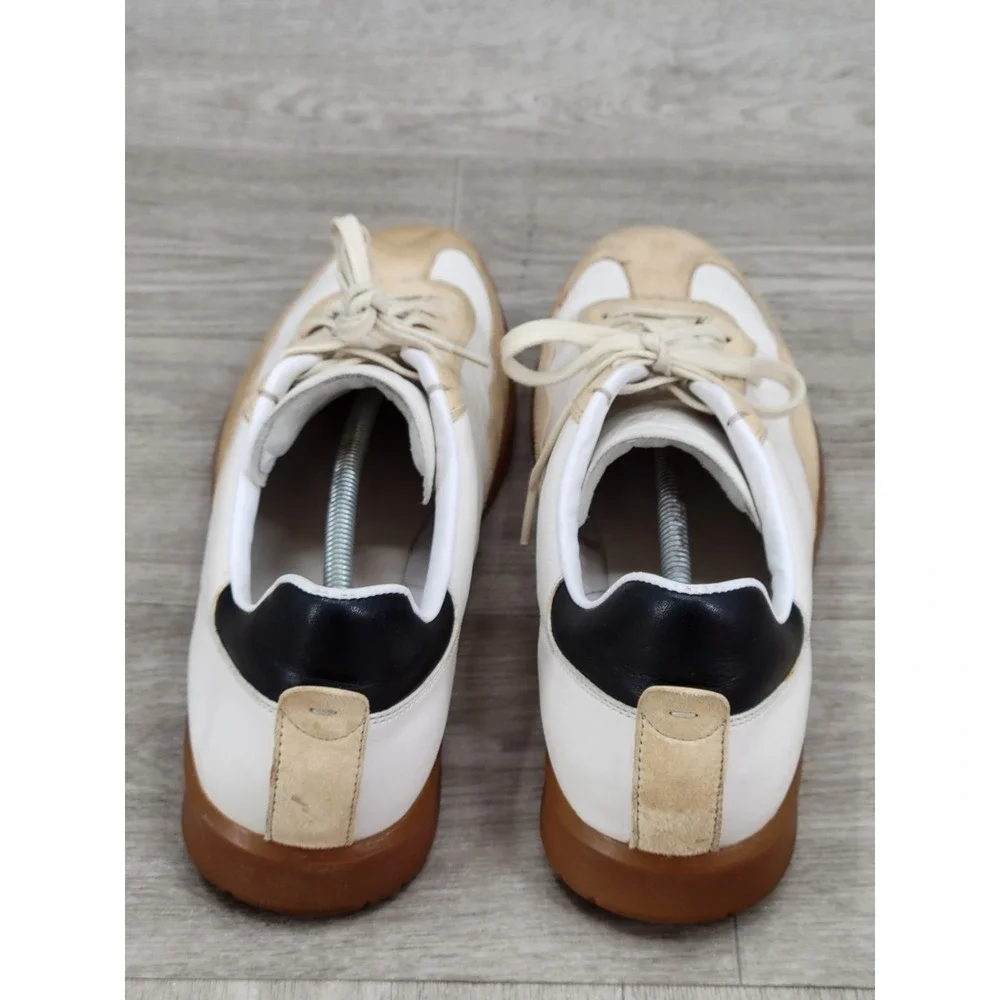 Cole Haan Men's Grandpro Turf Sneaker Ivory Tumbled-Stone Suede Mens Size 13 M
